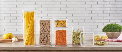 Kitchen Storage Container Food Storage Container Set of 5 Cereal Tub and Lid